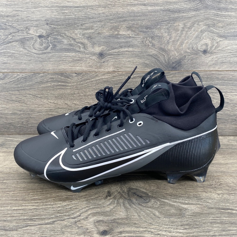 Nike Vapor Edge Pro 360 Football Cleats Mens 16 Black White DA5456-001